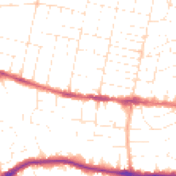 Daytime road noise heatmap for BH12 3BJ