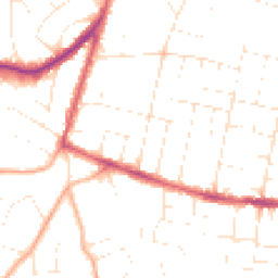 Daytime road noise heatmap for BH12 3BN