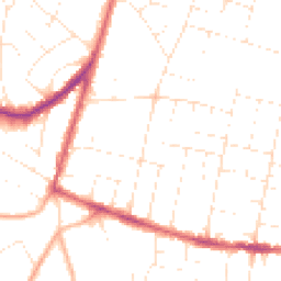 Daytime road noise heatmap for BH12 3BW