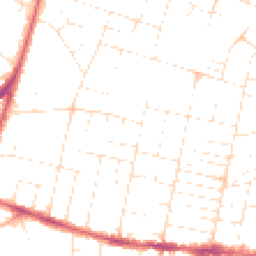 Daytime road noise heatmap for BH12 3DA