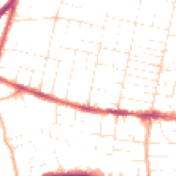 Daytime road noise heatmap for BH12 3DB