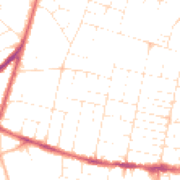 Daytime road noise heatmap for BH12 3DG