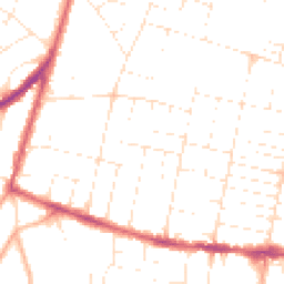 Daytime road noise heatmap for BH12 3DQ