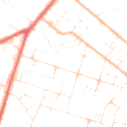 Daytime road noise heatmap for BH12 3EF