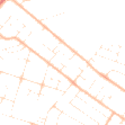 Daytime road noise heatmap for BH12 3HJ