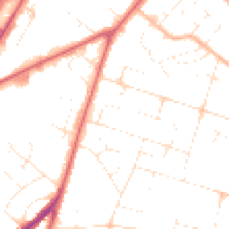Daytime road noise heatmap for BH12 3JW