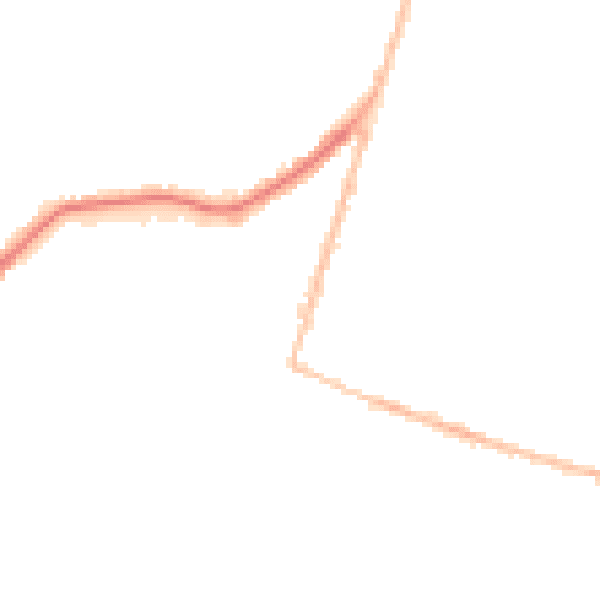 Night-time road noise heatmap for BH12 3LP