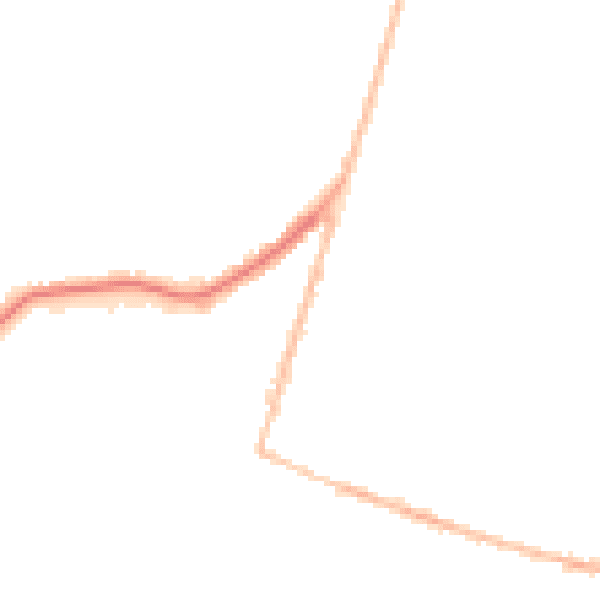 Night-time road noise heatmap for BH12 3LR