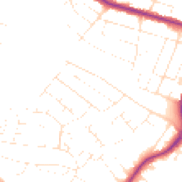 Daytime road noise heatmap for BH12 4BT