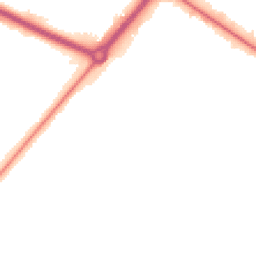 Night-time road noise heatmap for BH12 4LL