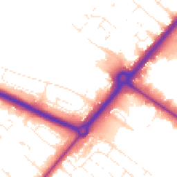 Daytime road noise heatmap for BH12 4PL