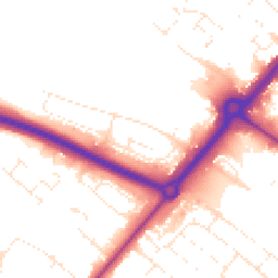 Daytime road noise heatmap for BH12 4PP