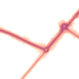 Night-time road noise heatmap for BH12 4PW