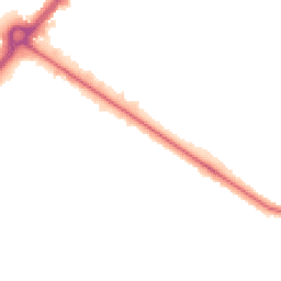 Night-time road noise heatmap for BH12 5BZ