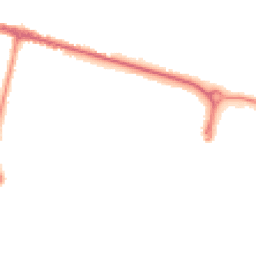 Night-time road noise heatmap for BH12 5EZ