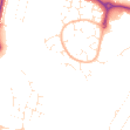 Daytime road noise heatmap for BH12 5HE