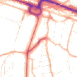 Daytime road noise heatmap for BH13 6AB