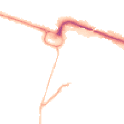 Night-time road noise heatmap for BH13 6AD