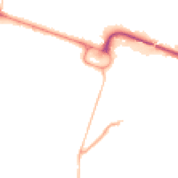 Night-time road noise heatmap for BH13 6AG