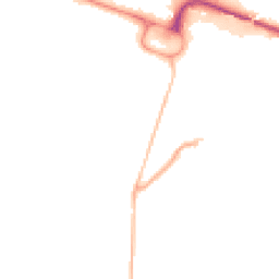 Night-time road noise heatmap for BH13 6AH