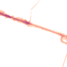 Night-time road noise heatmap for BH13 6AU