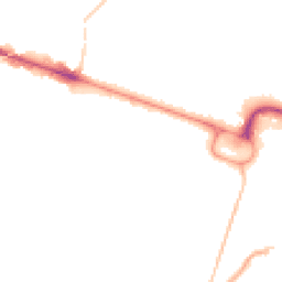 Night-time road noise heatmap for BH13 6BD