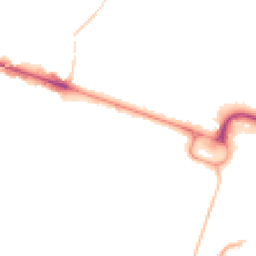 Night-time road noise heatmap for BH13 6BQ