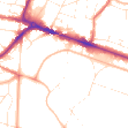 Daytime road noise heatmap for BH13 6BS