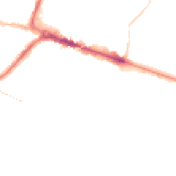 Night-time road noise heatmap for BH13 6BS