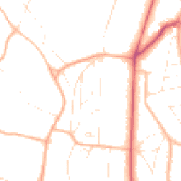 Daytime road noise heatmap for BH13 6DF