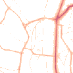Daytime road noise heatmap for BH13 6DG