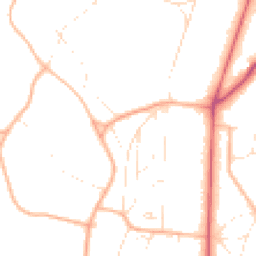 Daytime road noise heatmap for BH13 6DL