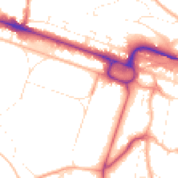 Daytime road noise heatmap for BH13 6DN