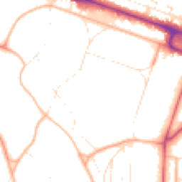 Daytime road noise heatmap for BH13 6EA