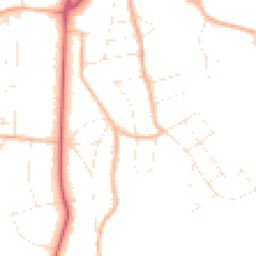 Daytime road noise heatmap for BH13 6JE