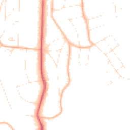 Daytime road noise heatmap for BH13 6JS