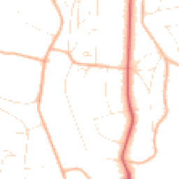 Daytime road noise heatmap for BH13 6LB