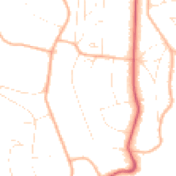 Daytime road noise heatmap for BH13 6LE