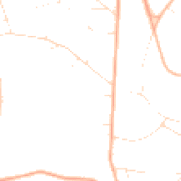 Daytime road noise heatmap for BH13 7AJ