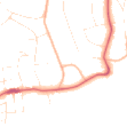 Daytime road noise heatmap for BH13 7BS