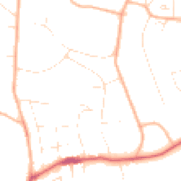 Daytime road noise heatmap for BH13 7DL