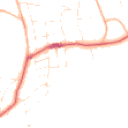 Daytime road noise heatmap for BH13 7HZ