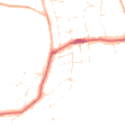 Daytime road noise heatmap for BH13 7JH