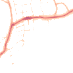 Daytime road noise heatmap for BH13 7JT