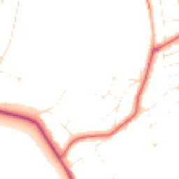 Daytime road noise heatmap for BH13 7NL