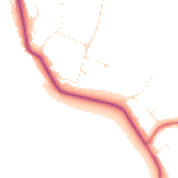 Daytime road noise heatmap for BH13 7PQ