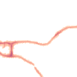 Night-time road noise heatmap for BH14 0DN