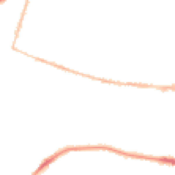 Night-time road noise heatmap for BH14 0DZ