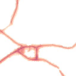 Night-time road noise heatmap for BH14 0LT