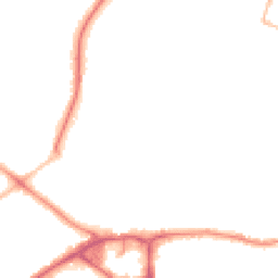 Night-time road noise heatmap for BH14 0PG